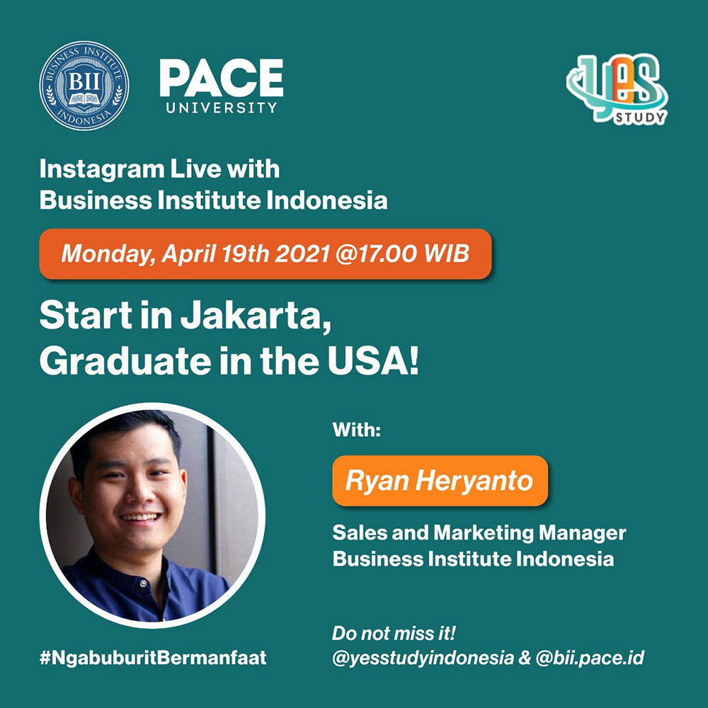 Instagram Live with Yes Study Indonesia